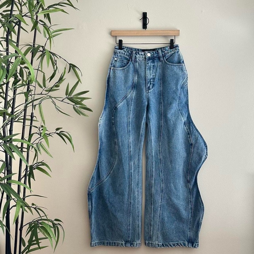 Insane ANNAKIKI 3D Wave Deconstruction Jeans
